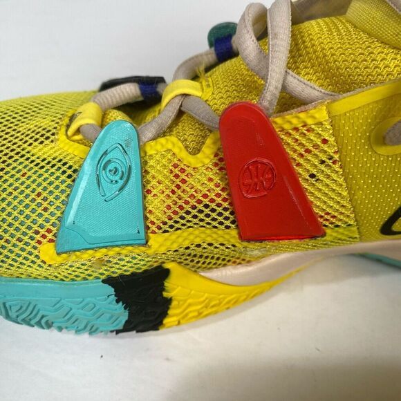Nike Kyrie 7 \'1 World 1 People\' Yellow Strike CT4080-700 Men\'s 6.5Y Y2K Hip Hop main image 12